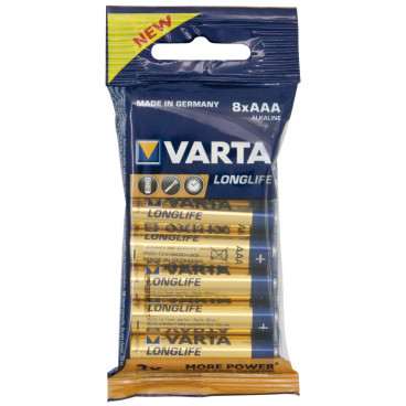 Batterie, LONGLIFE, Alkaline, Micro, LR03, AAA 1,5V - Varta