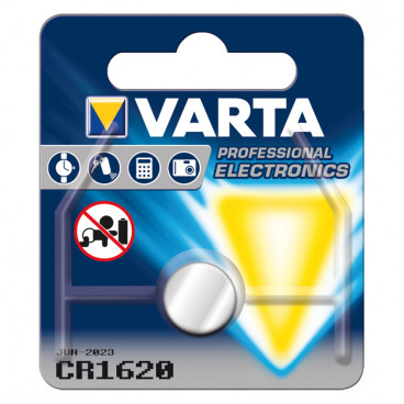 Knopfzelle, Lithium, CR 1620, 3V - Varta