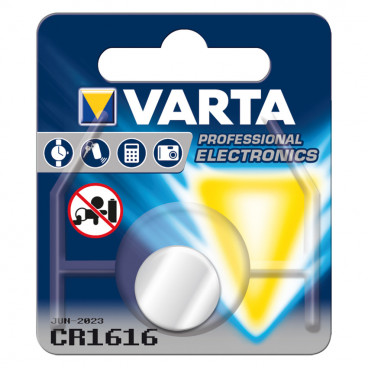 Knopfzelle, Lithium, CR 1616, 3V - Varta