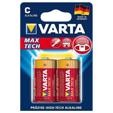 Batterie, MAX TECH, Alkaline, Baby, C, 1,5V - Varta