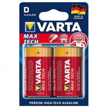 Batterie, MAX TECH, Alkaline, Mono, D, 1,5V - Varta