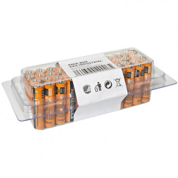 48 Stück Batterie, INDUSTRIAL, Alkaline, Micro, LR03, AAA, 1,5V - Duracell
