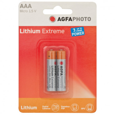 Batterie, LITHIUM EXTREME, Lithium, Micro, AAA, 1,5V / 2900 mAh (Blisterware)