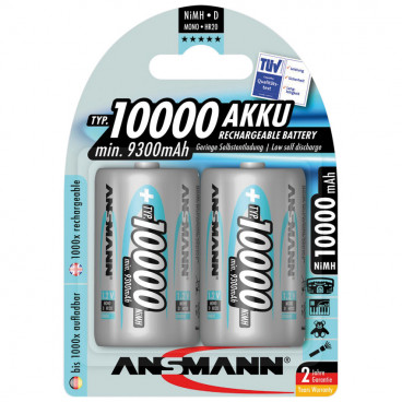 Akku, PROFESSIONAL, NiMh, 1,2V / 10000 mAh, Mono (Blisterware)