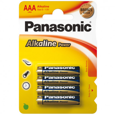 Batterie, POWER, Alkaline, Micro, LR03AP, 1,5V, AAA  - Panasonic