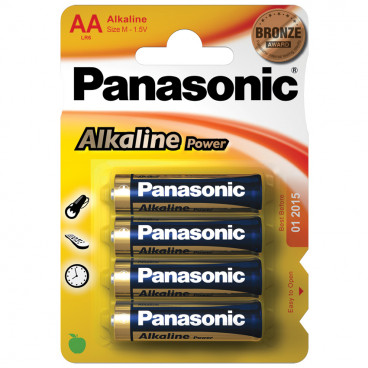 Batterie, POWER, Alkaline, Mignon, LR6AP, 1,5V, AA  - Panasonic