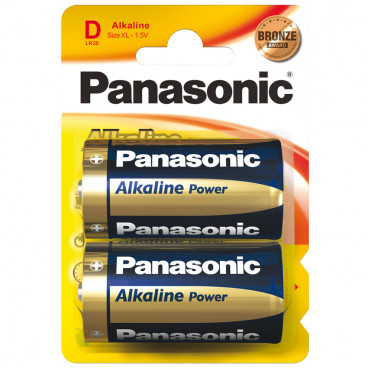 Batterie, POWER, Alkaline, Mono, LR20AP, 1,5V, D  - Panasonic