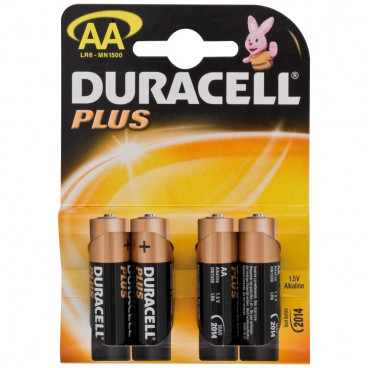 Batterie, PLUS, Alkaline, Mignon, 1,5V, LR6, AA - Duracell