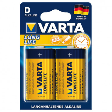 Batterie, LONGLIFE, Alkaline, Mono, LR20, D, 1,5V - Varta