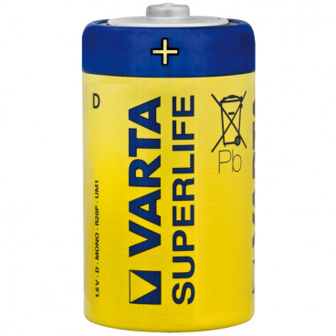 Batterie, SUPERLIFE, Mono, R20, 1,5V - Varta