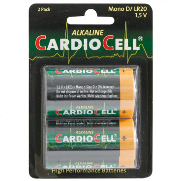 Batterie, Alkaline, Mono, LR20, D, 1,5V - Cardiocell