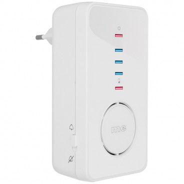 Funk Gong BELL weiß, mit Stecker für 230V Steckdose und mobil inkl. NiMH Akku  ME