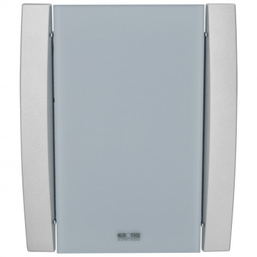 Gong CROMA 100, 18 Melodien und Alarmton, 8 - 12V oder für 4 Baby Batterien, Glas / silber