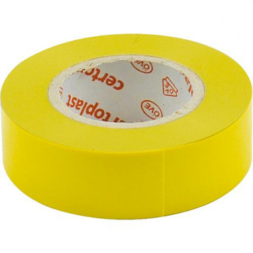Isolierband gelb L10m / B15mm 10 Stück Packung