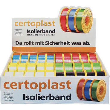 Isolierbandsortiment 30 teilig, farbig sortiert