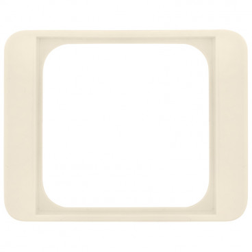 Adapterrahmen für Fremdgeräte 50 x 50 mm mit Zentralplatte, für B+J® alpha nea weiß