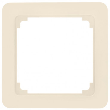 Adapterrahmen für Fremdgeräte mit 50 x 50 mm Zentralplatte für Jung® ST 550 weiß