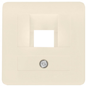 Zentralplatte für 1 fach UAE Steckdose, KLEIN SI® weiß