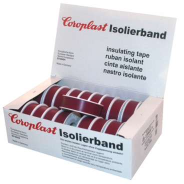 Coroplast Box PVC Isolierband Breite 15 mm, Länge 10 m Farbe violett Inhalt 20 Stück