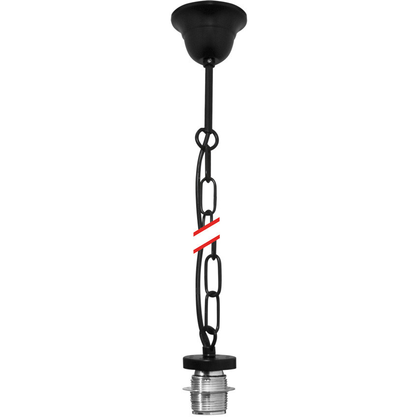 Leuchten Lampenpendel Rollyzug 1200 mm 1 x E27 braun Länge 400 mm 