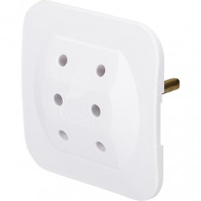 Europa Dreifach Adapter weiß für 3x Euro Stecker TÜV/GS