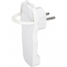 Flächen Winkelstecker extra flach weiß Thermoplast
