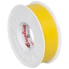 Coroplast PVC Isolierband Breite 15 mm, Länge 10 m Farbe gelb