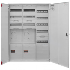 Zählerschrank TAB2000 2x eHZ Zählerplätze, 1x Verteilerfeld 5-reihig mit APZ-Feld
