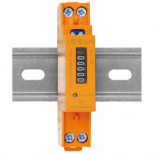 Stromzähler für Wechselstrom, einphasig, 230V-AC/5 (32A), beglaubigt