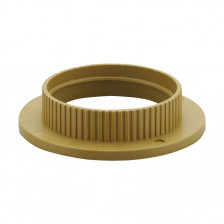 Kunststoff Fassungen ISO Gegenring E27, gold