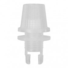 Leuchten Klemmnippel Zugentäastung, Kunststoff, transparent, M10