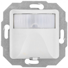 Bewegungsmelder Kombi, 0 - 1000 VA, mit Zentralplatte 50 x 50 mm, MERIDIAN reinweiß