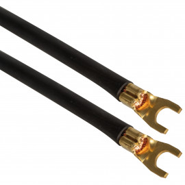 2 Stück Verdrahtungsbrücke Gabelschuh, schwarz Kabel-Ø 10 mm² Länge 133 mm