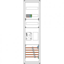 EHZ Zählerschrank Komplettschrank AZ TAB/VDE, 1 Zähler /1 Reservefeld