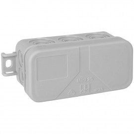 Kabeldose AP 10 Einführungen für Kabel-Ø bis 14 mm Thermoplast L 89mm B 43mm H 37mm