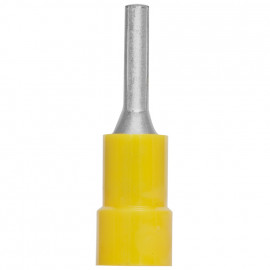 100 Stück Stiftkabelschuh, PVC Isolation, für Kabel-Ø 4 - 6²mm  Anschluss 2,7 mm gelb