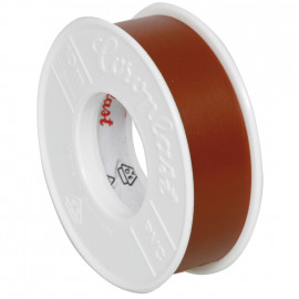 Coroplast PVC Isolierband Breite 15 mm, Länge 10 m Farbe braun