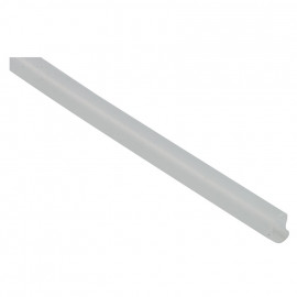 Silikon Isolierschlauch für Lampendrähte, transparent Innen Ø 3,5 mm (Meterware)