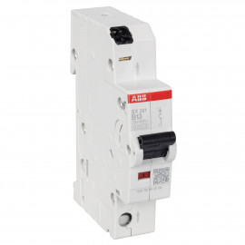 Leitungsschutzschalter 13A, Baureihe SX201, System FLEXLINE®, 1-polig, B-Charakteristik, 1 TE
