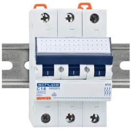 LS Leitungsschutzschalter, 3 polig, C Charakteristik Nennstrom 16A - Gewiss