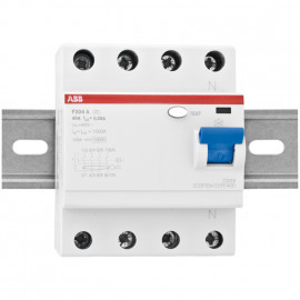 FI / LS Schutzschalter, 4-polig, Nennstrom 40A / 0,03 , Baureihe F 200 - ABB