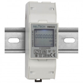 Stromzähler für Wechselstrom einphasig 230V-AC/0,5-10(100)A, mit LCD-Zählwerk