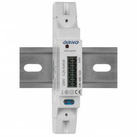 Stromzähler, für Wechselstrom, einphasig, 230V-AC/5 (40A), mit LCD-Zählwerk, MID-Konformitätserklärung