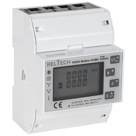 Stromzähler für Drehstrom, dreiphasig, 3 x 230V/0,5-10(100)A, MID Konformitätserklärung
