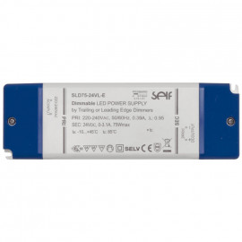 LED-Netzteil, 24V-DC  12 - 75W Lasttyp L,C dimmbar