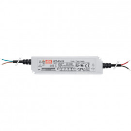 LED Netzteil,  LPF-25-24, 24V / 25W, IP67 Men Well