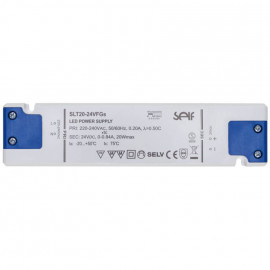 LED Netzteil 24V-DC / 20W, superflach elektronisch