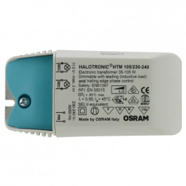 Elektronische Halogentrafos NV Sicherheitstrafo 11,5V / 230V / 35-105W Osram