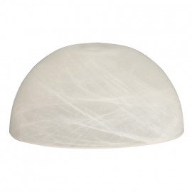 Lampenglas Alabaster weiß,, Ø 140 mm, Höhe 72 mm