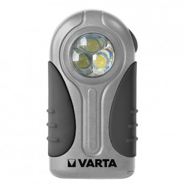 LED Taschenlampe, SILVER LIGHT, 3 LEDs Länge 98mm - Varta